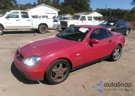 1998 Mercedes-Benz Slk 230 из США, поврежденный, VIN WDBKK47F1WF078666